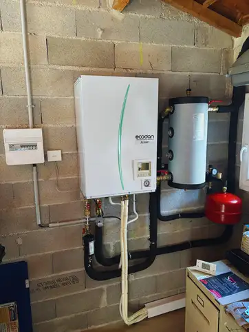 Installation d'une Pompe  Chaleur Mitsubishi Ecodan  St Cyr-sur-Mer